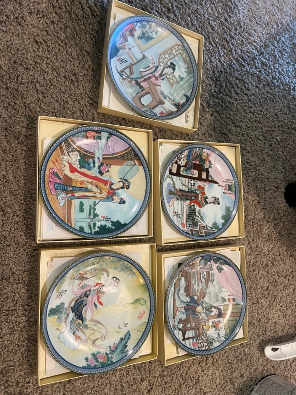 Imperial jingdezhen plates